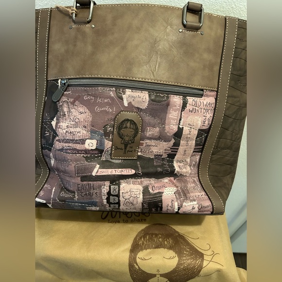 NWT. Anekke Iceland Tote bag mehrfarbig, with Dust bag. - Picture 4 of 16